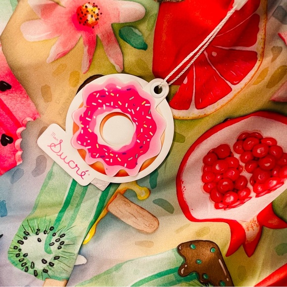 Nwt sucre fruit summer print long pant tank romper / jumper 1 piece outfit 2t - Picture 6 of 7